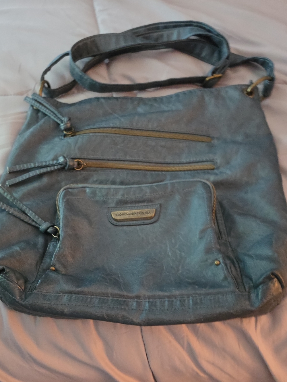 Stone Mountain Accessories Teal Shoulder Crossbody Bag